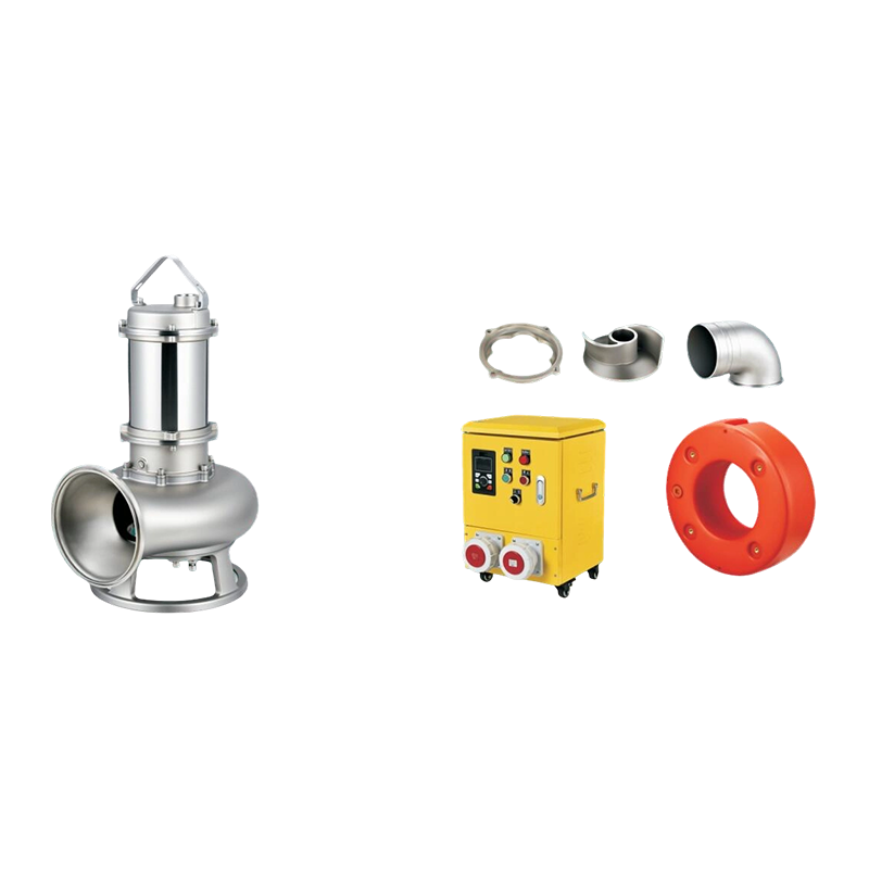 Электрические дренажные насосы с высоким расходом из нержавеющей стали (4